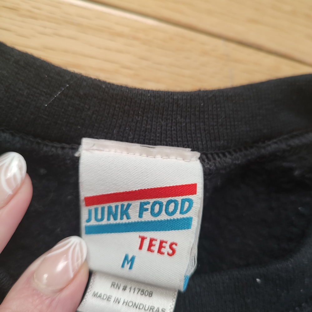vintage Enjoy Coke sweatshirt Junk Food M EUC - Picture 3 of 4
